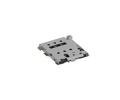 Nano SIM Socket, Top Mount, Eject Type, H1.35 with Tray - 3