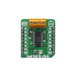 NAU7802 Weight Scale Sensor mikroBUS™ Click™ Platform Evaluation Expansion Board - MikroElektronika
