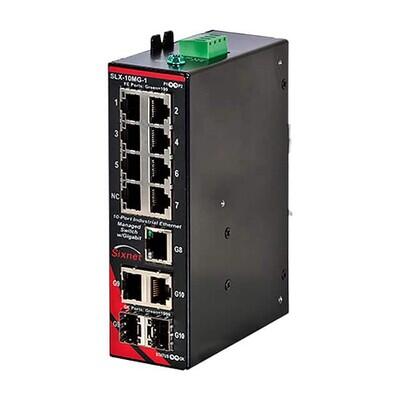 Network Switch - Managed 10 Ports IP40 - 1