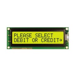 Character Display Module Transflective 5 x 8 Dots STN - Super-Twisted Nematic LED - Yellow/Green Parallel 122.00mm x 44.00mm x 13.50mm - Newhaven Display Intl