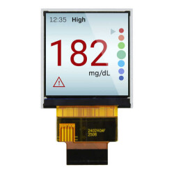 Non-Touch Graphic LCD Display Module Transmissive Red, Green, Blue (RGB) TFT - Color, IPS (In-Plane Switching) Parallel, 8-Bit, SPI 1.5
