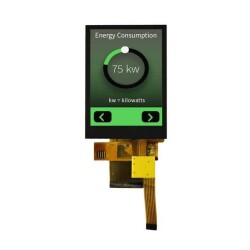 Capacitive Graphic LCD Display Module Transmissive Red, Green, Blue (RGB) TFT - Color, IPS (In-Plane Switching) Parallel, 8-Bit/16-Bit (RGB) 2.8