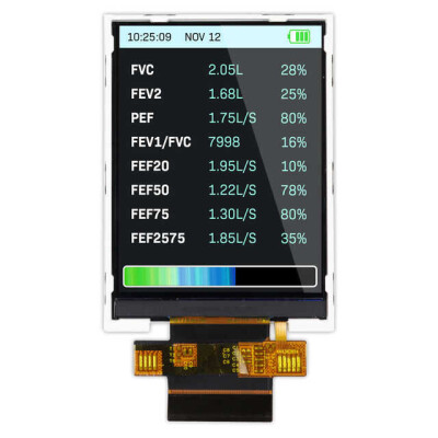Non-Touch Graphic LCD Display Module Transmissive Red, Green, Blue (RGB) TFT - Color 3/4-SPI, 6/16/18-Bit RGB, 8/9/16/18-Bit MCU, Parallel 2.8