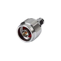 Adapter Coaxial Connector SMA Plug, Male Pin To N Plug, Male Pin 50 Ohms - 1