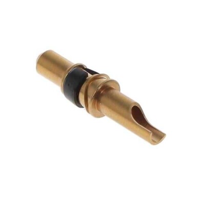 Non-Gendered Contact Gold Solder Cup Machined - 1