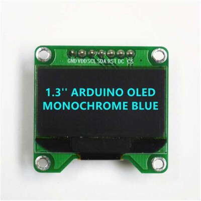 Non-Touch Graphic LCD Display Module Blue OLED SPI 1.3