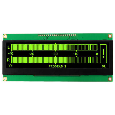 Non-Touch Graphic LCD Display Module Passive Green OLED - Passive Matrix 8-Bit, Parallel, SPI 5.5