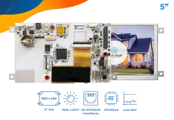 Non-Touch Graphic LCD Display Module Transmissive Red, Green, Blue (RGB) TFT - Color, IPS (In-Plane Switching) 5