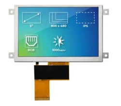 Non-Touch Graphic LCD Display Module Transmissive Red, Green, Blue (RGB) TFT - Color, IPS (In-Plane Switching) RGB 5