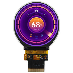 Non-Touch Graphic LCD Display Module Transmissive Red, Green, Blue (RGB) TFT - Color 18-Bit (RGB), MIPI DSI, Parallel 2.1