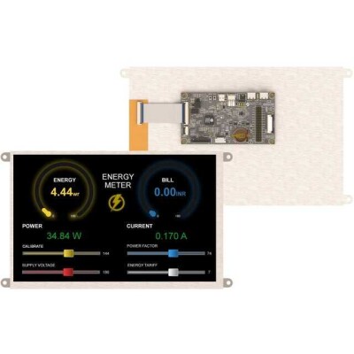 Non-Touch Graphic LCD Display Module Transmissive Red, Green, Blue (RGB) TFT - Color, IPS (In-Plane Switching) I2C, PWM, SPI, UART 10.1