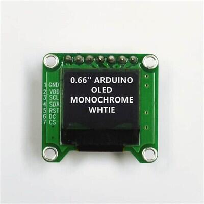 Non-Touch Graphic LCD Display Module - White OLED SPI 0.66
