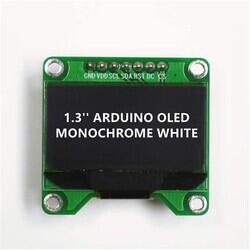 Non-Touch Graphic LCD Display Module - White OLED SPI 1.3