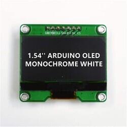 Non-Touch Graphic LCD Display Module - White OLED SPI 1.54
