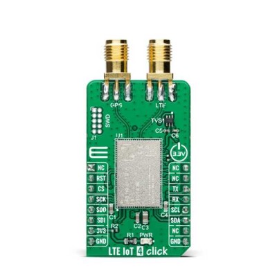 nRF9160 Cellular Wireless (RF/RFID) mikroBUS™ Click™ Platform Evaluation Expansion Board - 1