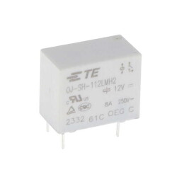 General Purpose Relay SPST-NO (1 Form A) 12VDC Coil Through Hole - TE Connectivity Potter & Brumfield Relays