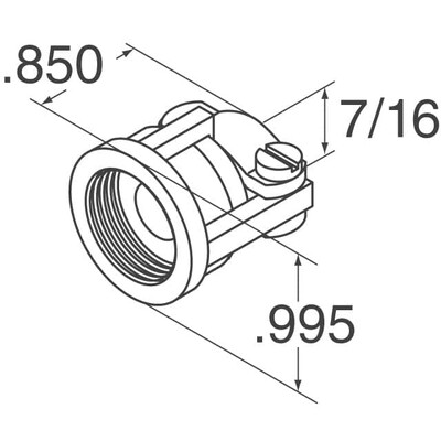 Olive Connector Cable Clamp 3/4-20 12SL, 14, 14S - 2