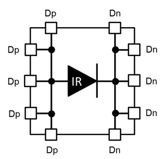 Optical Sensor IR 3910nm Analog 10-SMD Module - 1