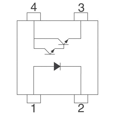 Optoisolator Darlington Output 3750Vrms 1 Channel 4-SOP - 3