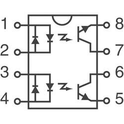 Optoisolator Transistor Output 3750Vrms 2 Channel 8-DIP - IXYS Integrated Circuits Division (1)