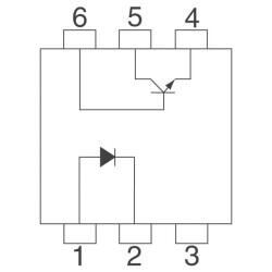 Optoisolator Transistor with Base Output 3550Vrms 1 Channel 6-DIP - 2