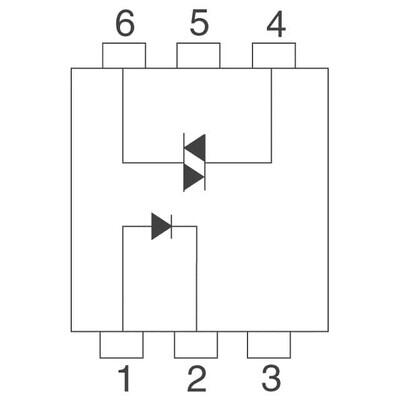 Optoisolator Triac Output 5000Vrms 1 Channel 6-DIP - 2