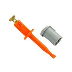 Orange Mini Solder Features Do It Yourself (DIY), Snap Lock, Push Button Style - 1