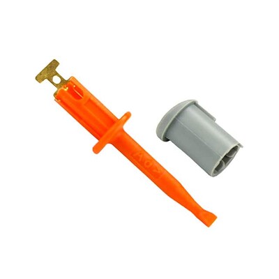 Orange Mini Solder Features Do It Yourself (DIY), Snap Lock, Push Button Style - 1