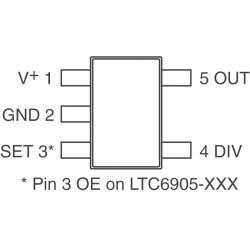 Oscillator, Silicon IC 17MHz ~ 170MHz TSOT-23-5 - Analog Devices Inc. (1)
