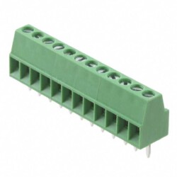 12 Position Wire to Board Terminal Block Horizontal with Board 0.100