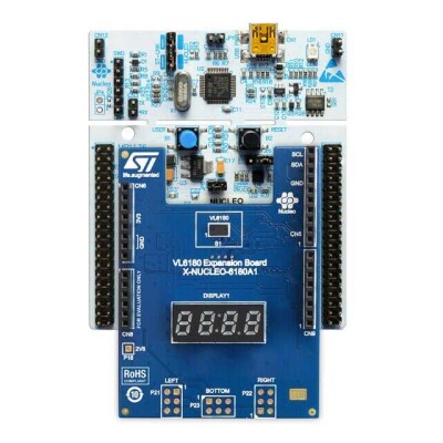 STM32F401RE, VL6180 FlightSense™ Light, 3D Time-of-Flight (ToF) Sensor Evaluation Board - 1