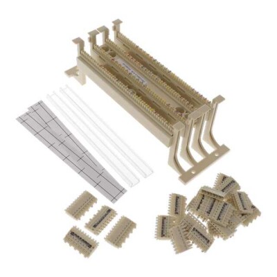 100 Pair Modular Wiring Block Connector Legs 110 Block - 1