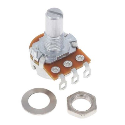 25k Ohm 1 Gang Linear Panel Mount Potentiometer 1.0 Turns Conductive Plastic 0.2W, 1/5W Solder Lug - 1