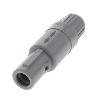 14 Position Circular Connector Plug, Male Pins Solder Cup - 1