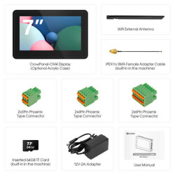 Panel PC ARM® Cortex™-A72 1.5GHz, 4 Core Supports SATA, M.2 LPDDR4 (4GB Installed) - 3