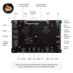 Panel PC ARM® Cortex™-A72 1.5GHz, 4 Core Supports SATA, M.2 LPDDR4 (4GB Installed) - 4