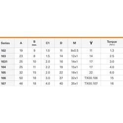 Panel Receptacle - Standard Core Series Brass - 3