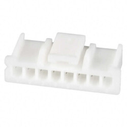 8 Position Rectangular Housing Connector Receptacle Natural 0.079