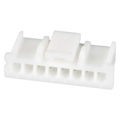 8 Position Rectangular Housing Connector Receptacle Natural 0.079