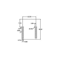 PB02 Modül Bluetooth 5.0 PCB Antenli - 2