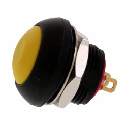 Pushbutton Switch SPST-NO Standard Panel Mount, Front - TE Connectivity ALCOSWITCH Switches