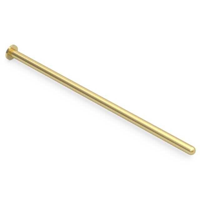 Pc Pin Terminal Connector Through Hole Gold 0.018" (0.46mm) Dia