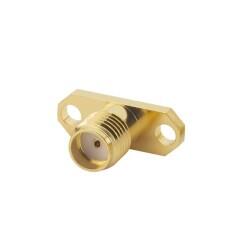 SMA Connector Jack, Female Socket 50Ohm Panel Mount Solder - 1