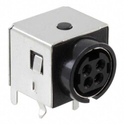 4 (Power) Position Circular Connector Jack, Female Sockets Solder - Same Sky (Formerly CUI Devices)