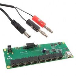 PD69208M Power over Ethernet (PoE) Power Management Evaluation Board - Microchip Technology
