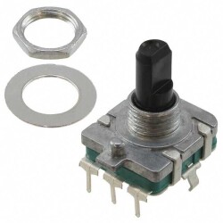Rotary Encoder Mechanical 24 Quadrature (Incremental) Vertical - Bourns Inc.