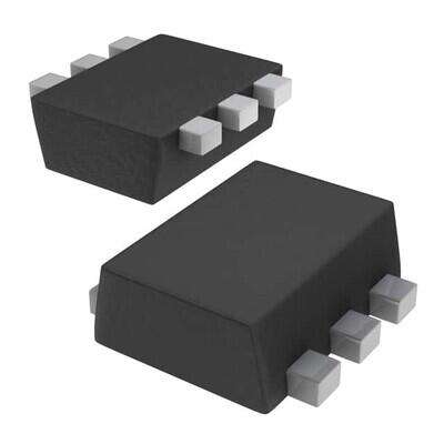 Pre-Biased Bipolar Transistor (BJT) 2 NPN - Pre-Biased (Dual) 50V 100mA 300mW Surface Mount SOT-666 - 1