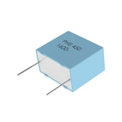 0.33 µF Film Capacitor 650V 1600V (1.6kV) Polypropylene (PP), Metallized Radial - KEMET