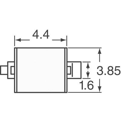 Photodiode 850nm 20ns 120° 2-SMD, Gull Wing - 3