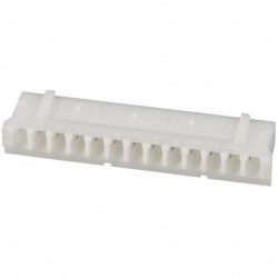 13 Rectangular Connectors - Housings Receptacle Natural 0.079